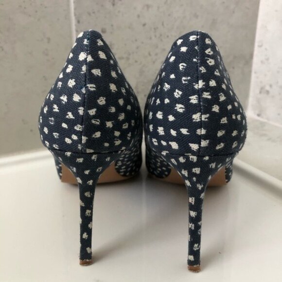 LOFT Women's Denim Speckled Pumps Size 9 - Picture 8 of 16